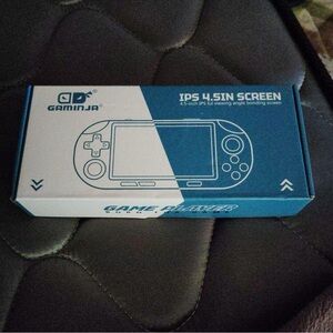 Blue Handheld Gaming Console